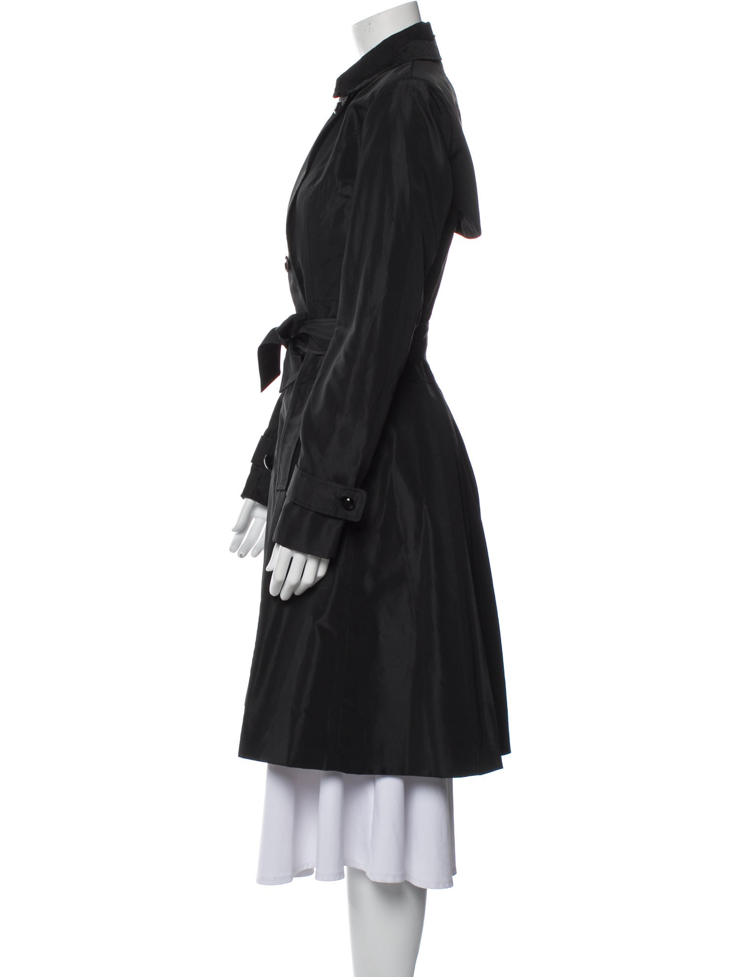 Royal Underground Silk Trench Coat