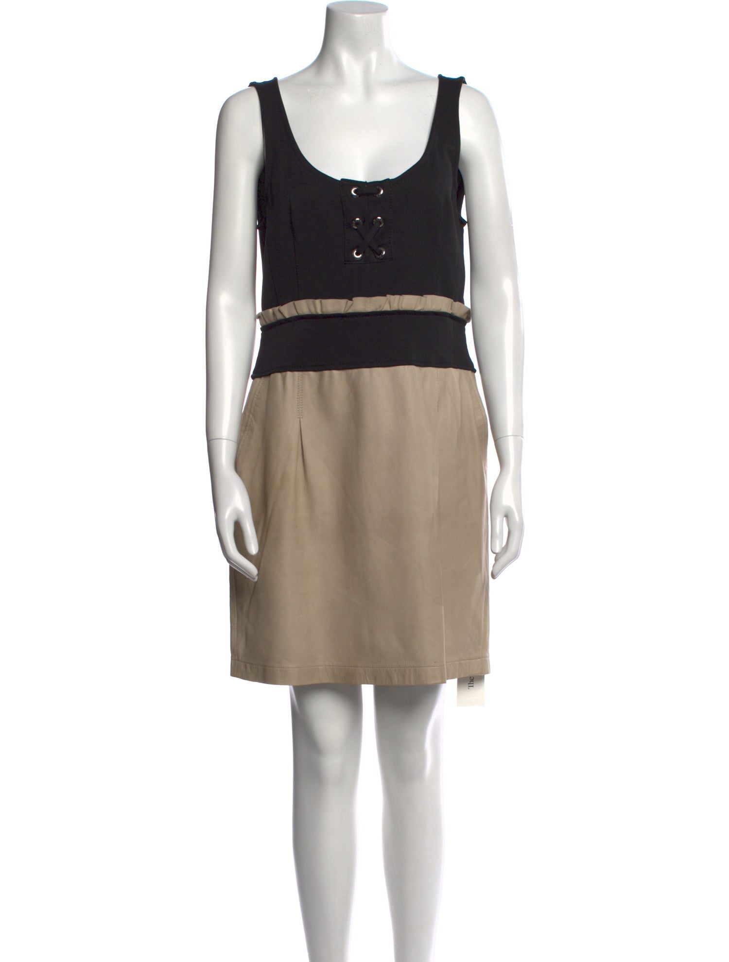 Royal Underground Leather Mini Dress