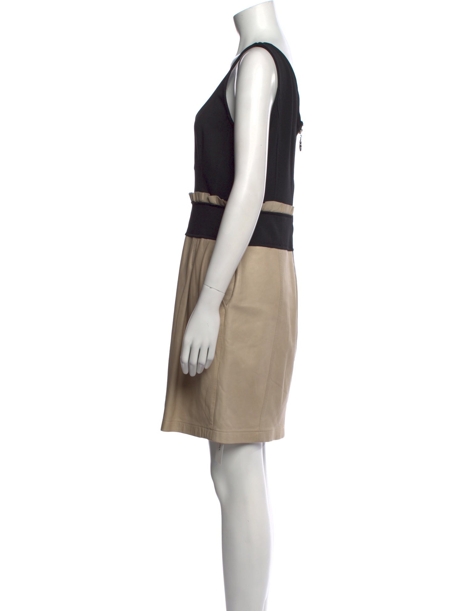 Royal Underground Leather Mini Dress