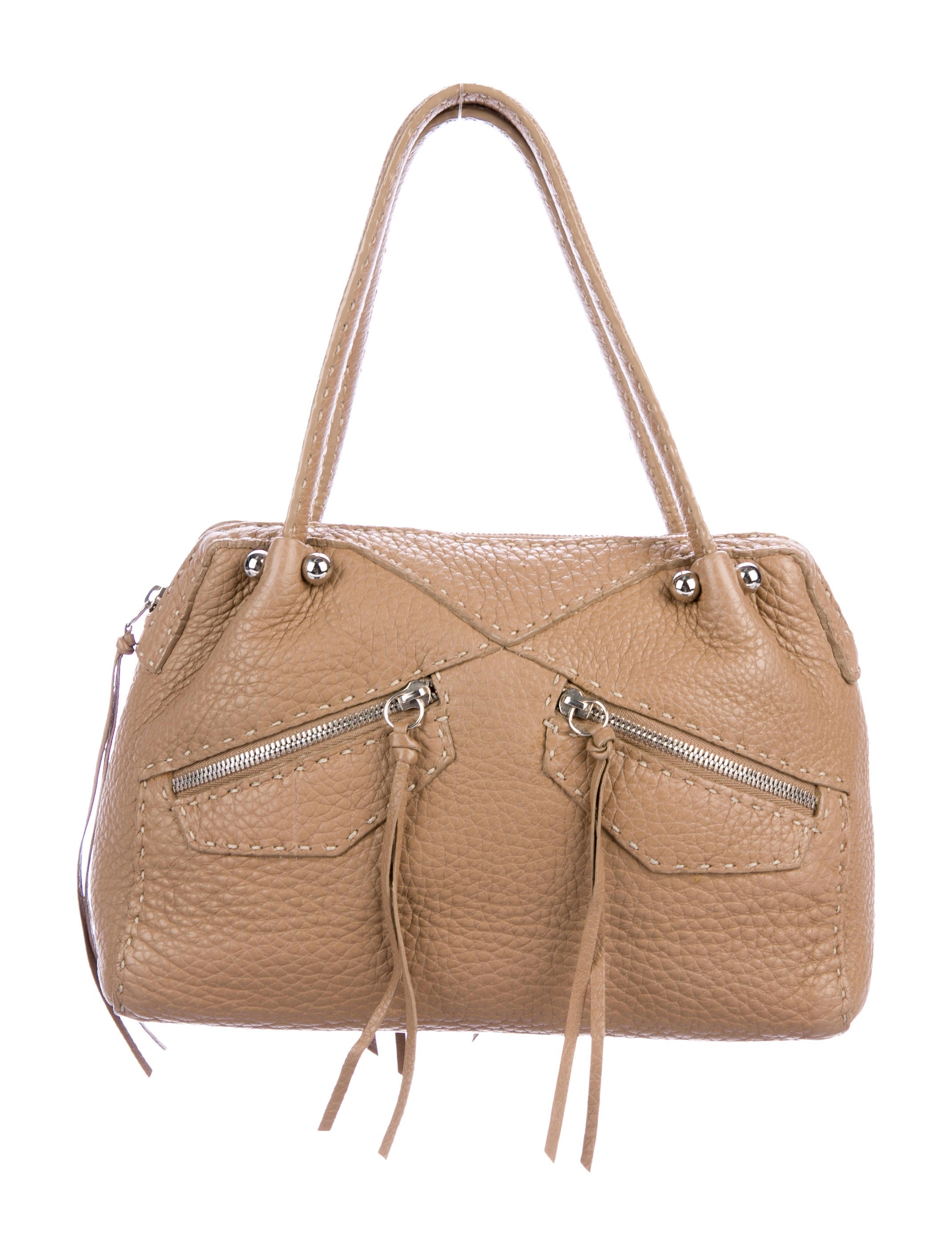 Renaud Pellegrino Leather Zip Handle Bag Handbags WRPLG20134 The