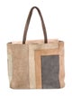 Renaud Pellegrino Suede Top Handle Bag