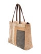 Renaud Pellegrino Suede Top Handle Bag