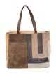 Renaud Pellegrino Suede Top Handle Bag