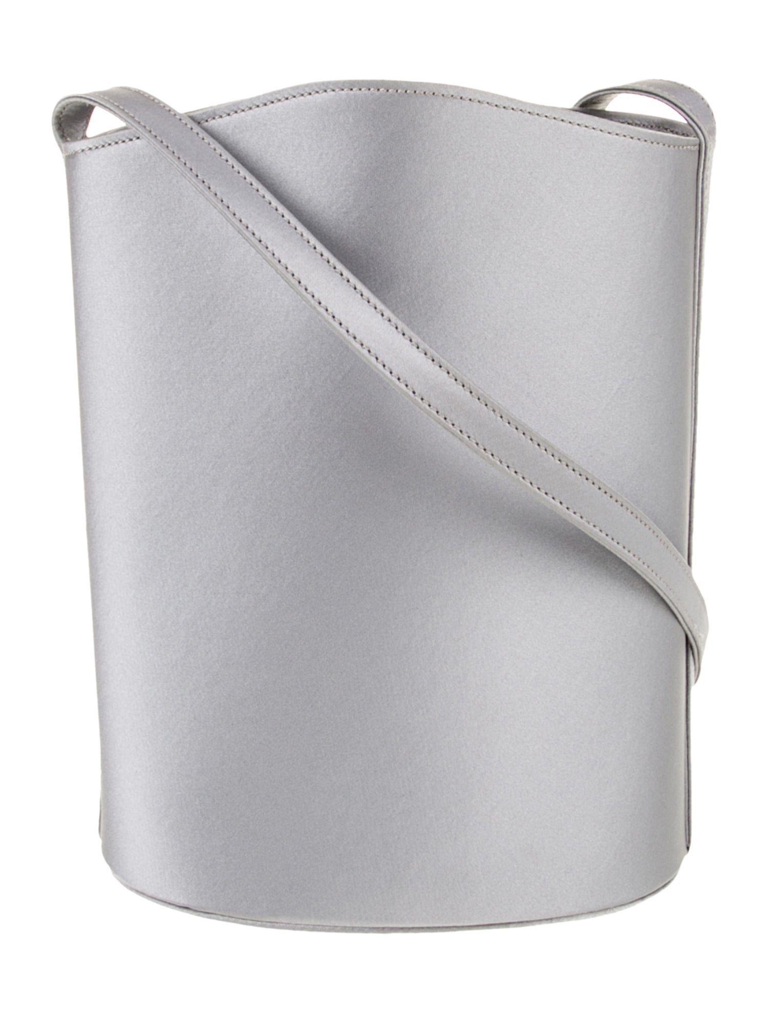 Renaud Pellegrino Satin Bucket Bag