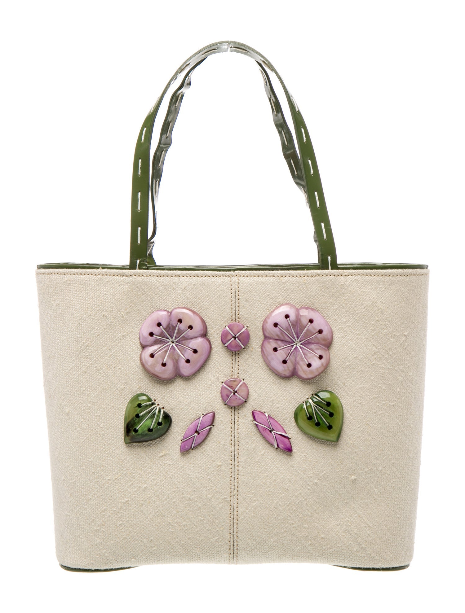 Renaud Pellegrino Canvas Top Handle Bag