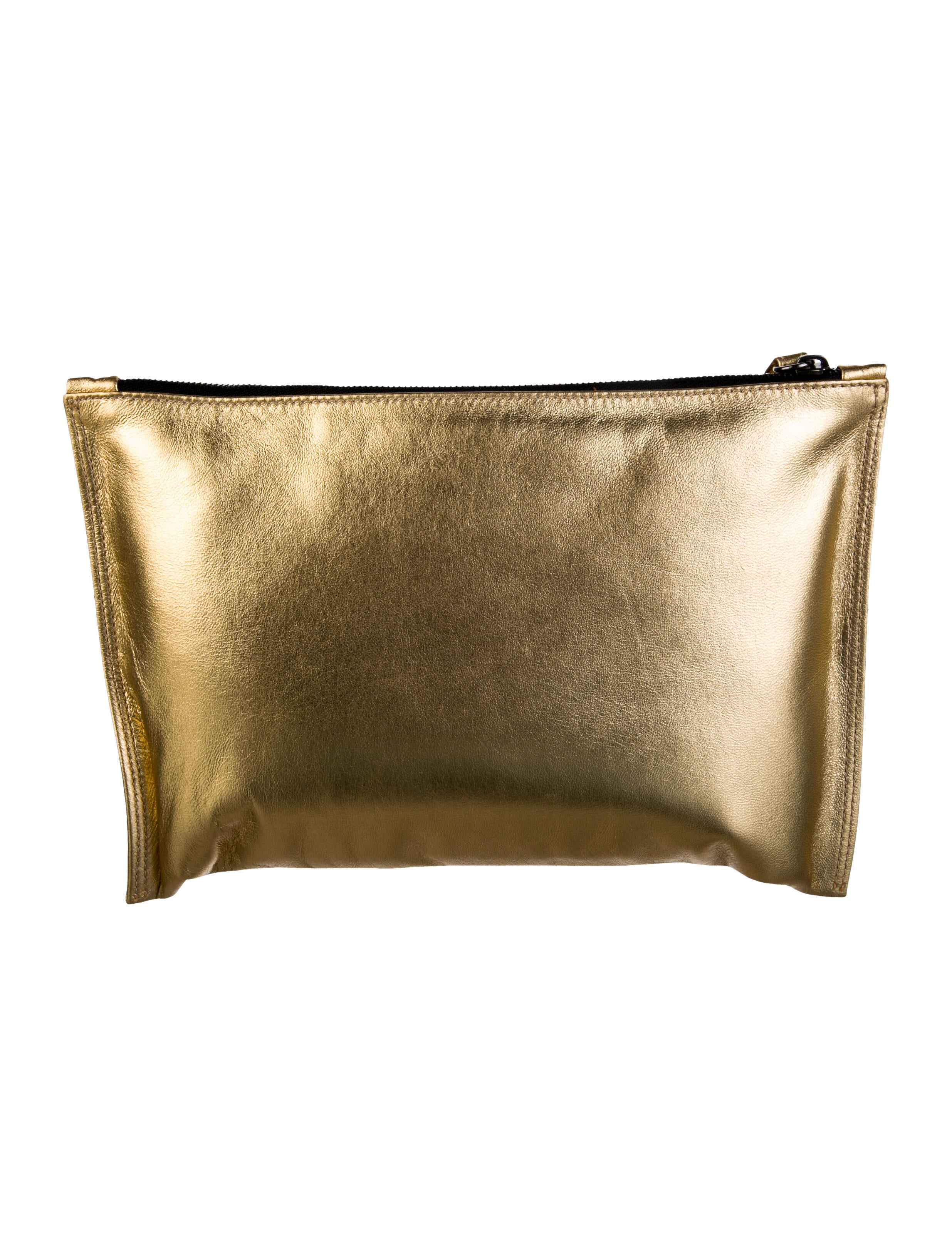 Renaud Pellegrino Leather Cosmetic Bag
