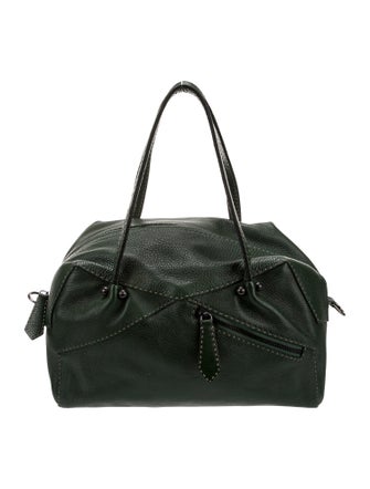 Renaud Pellegrino Leather Shoulder Bag