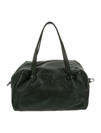 Renaud Pellegrino Leather Shoulder Bag