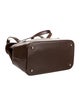 Renaud Pellegrino Leather Top Handle Bag