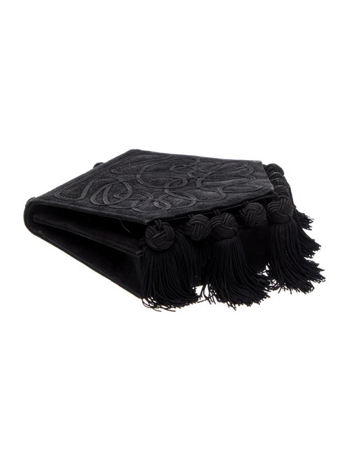 Renaud Pellegrino Suede Top Handle Bag