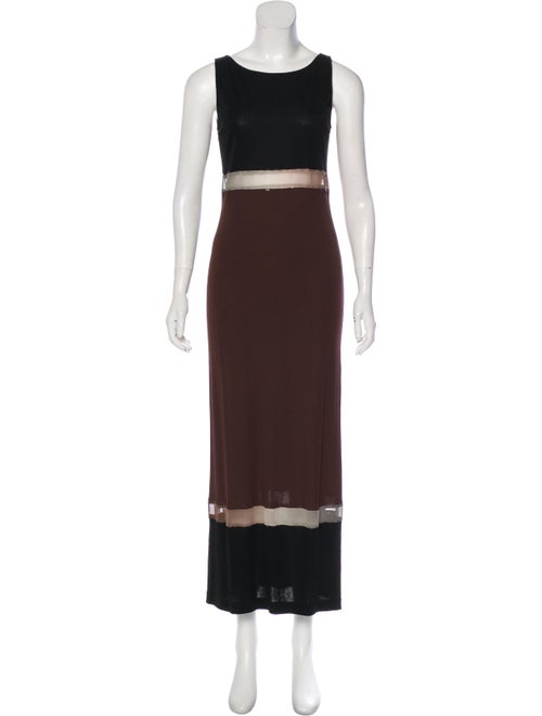 Rozae Nichols Sleeveless Maxi Dress Black