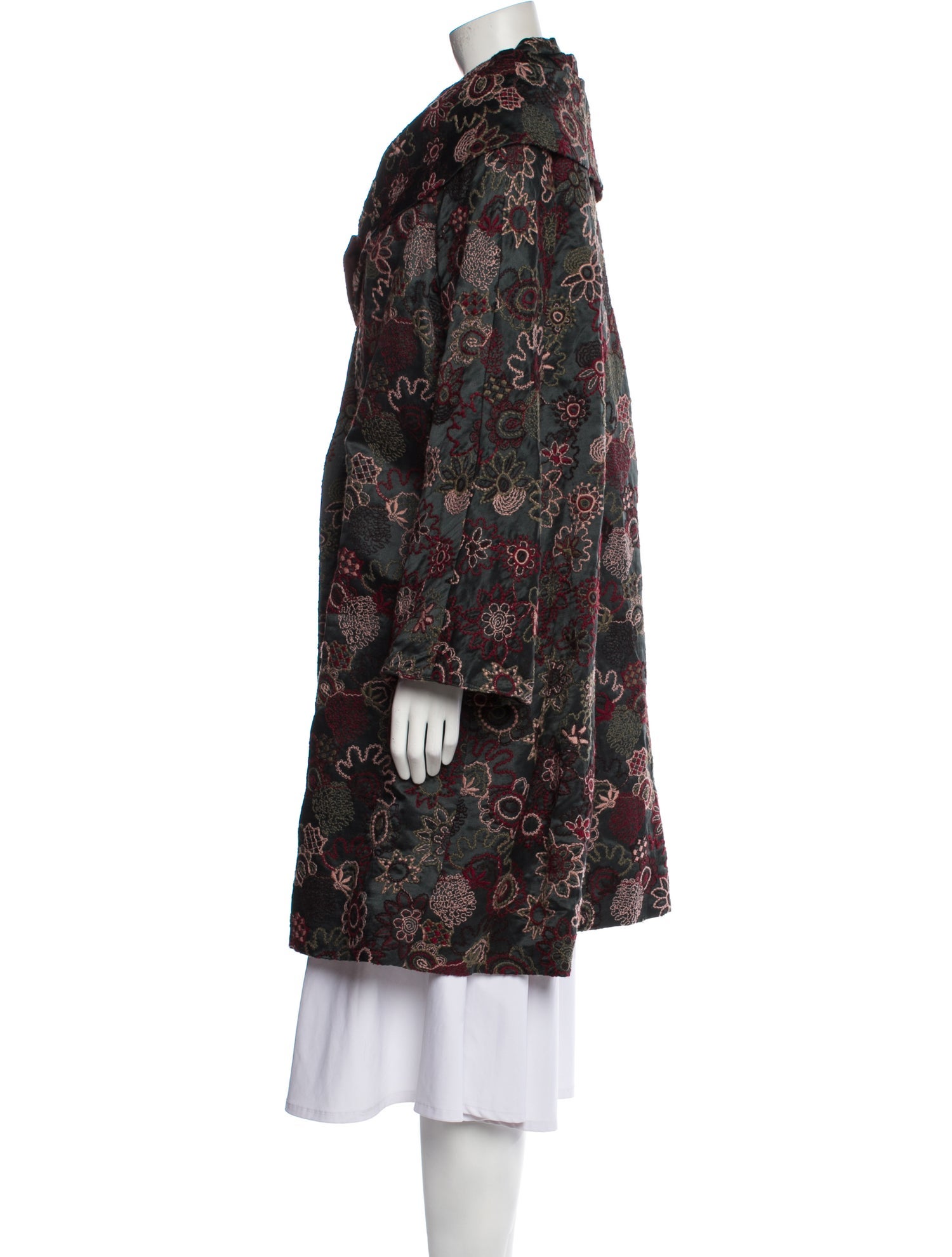 Rozae Nichols Floral Print Coat