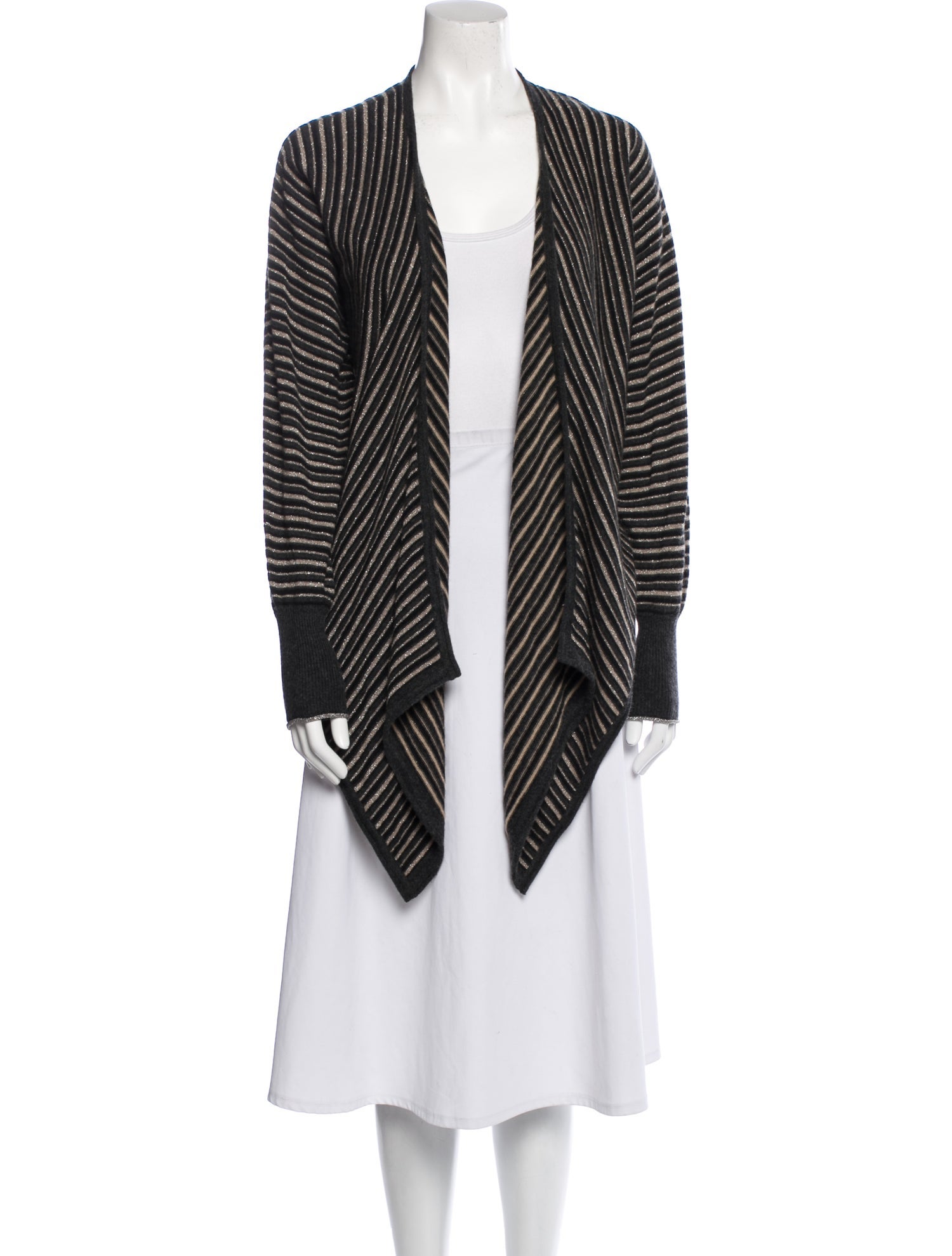 Rozae Nichols Cashmere Striped Sweater