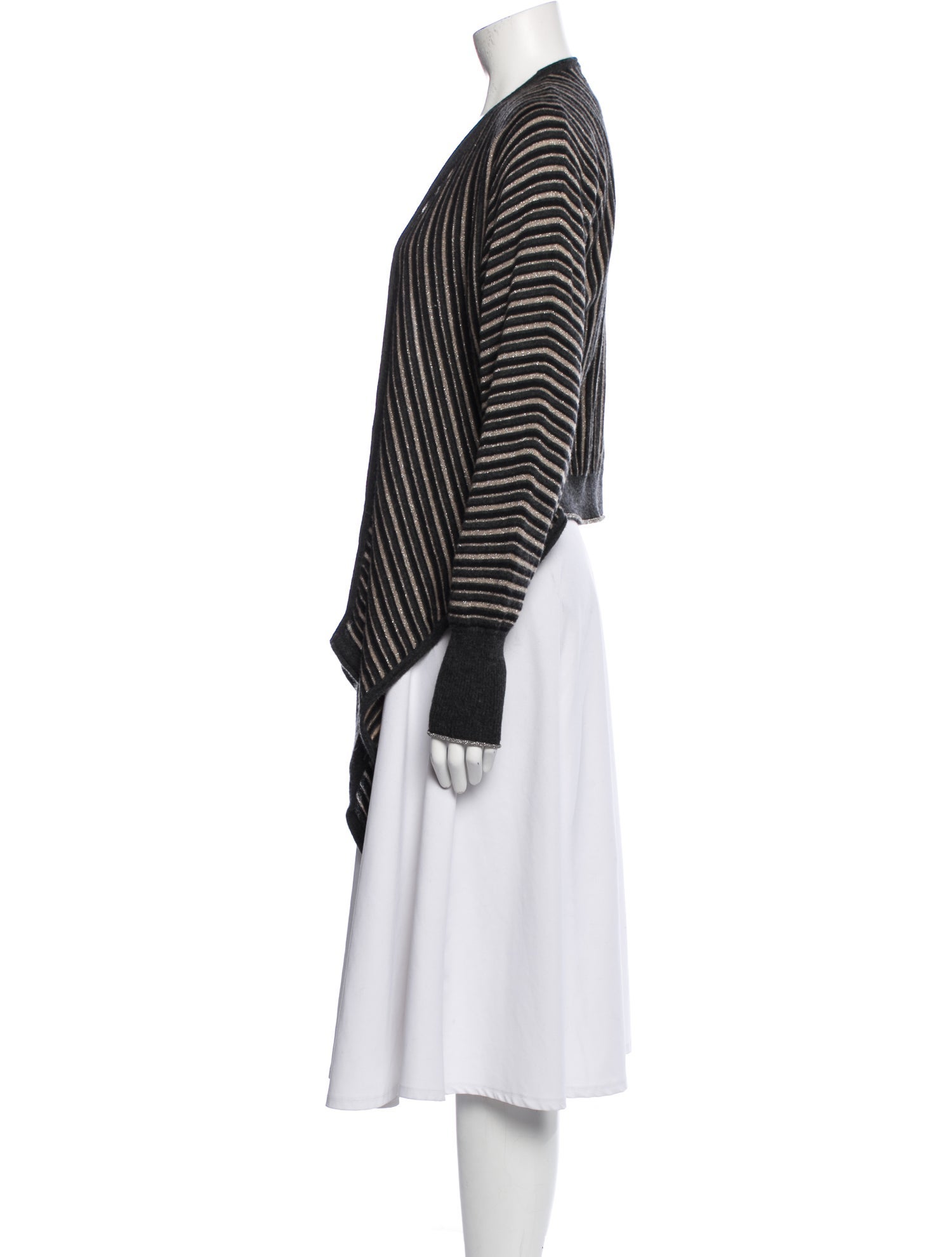 Rozae Nichols Cashmere Striped Sweater
