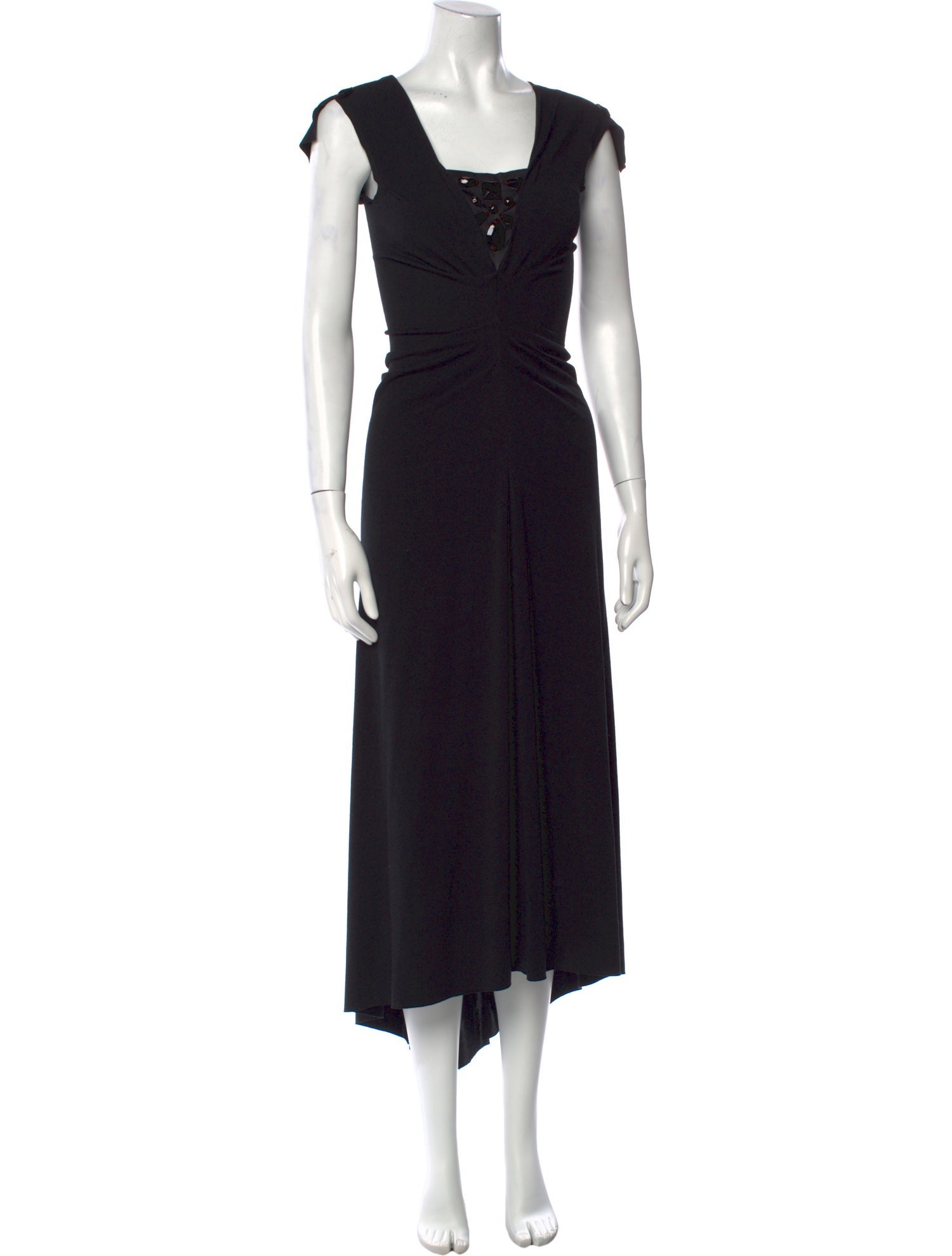 Rozae Nichols Square Neckline Long Dress