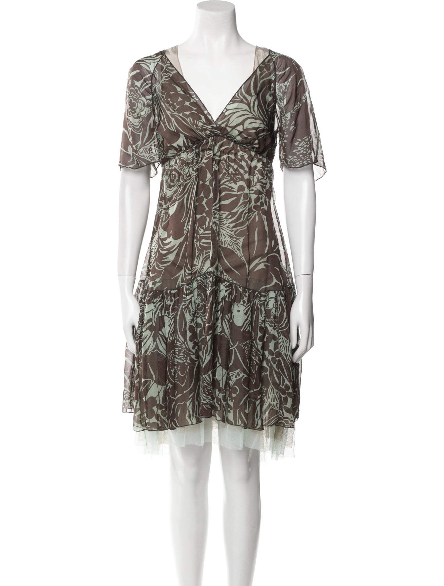 Rozae Nichols Silk Mini Dress