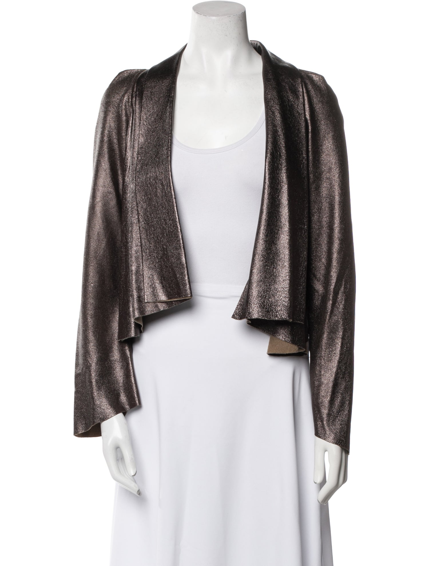 Rozae Nichols Leather Bolero