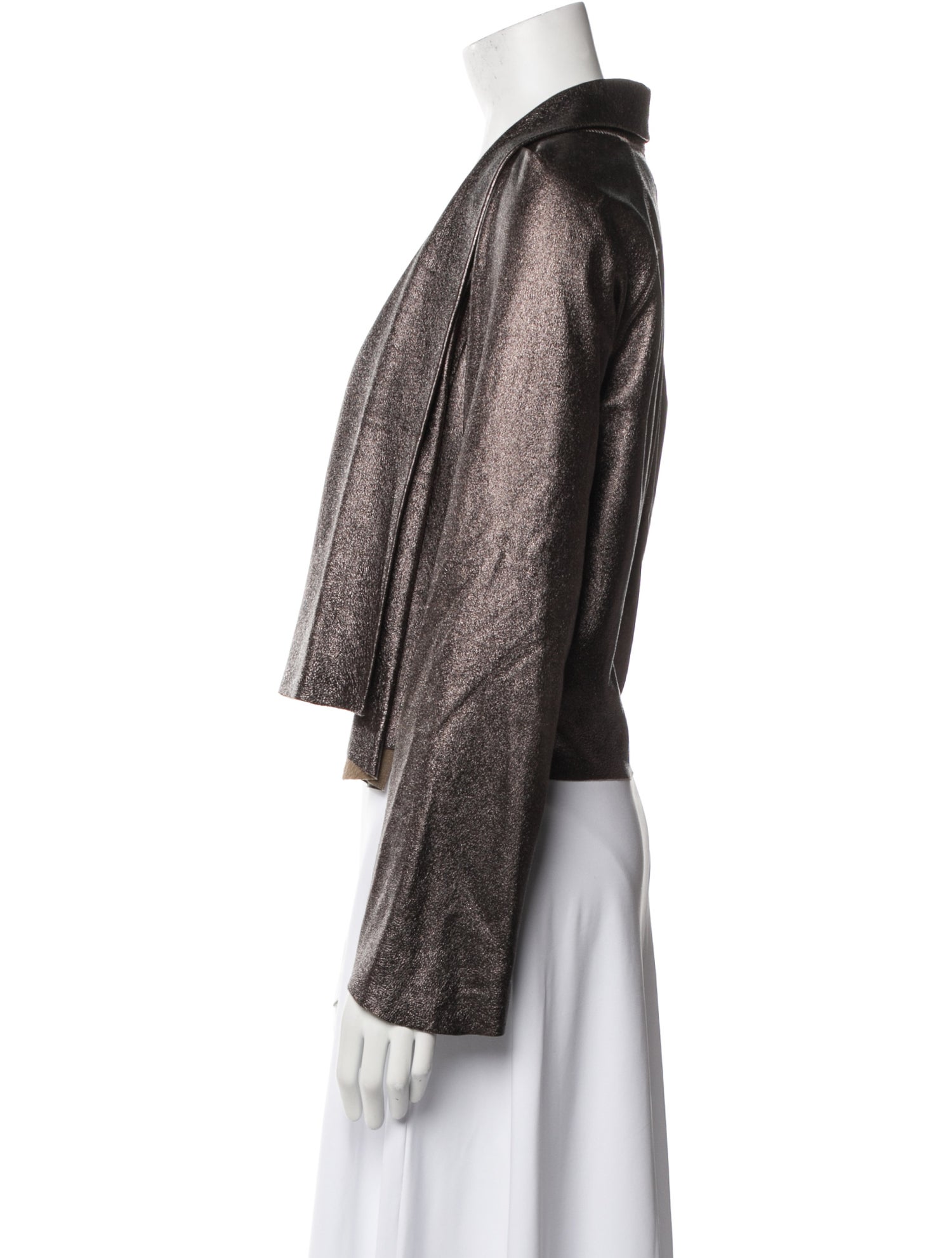 Rozae Nichols Leather Bolero