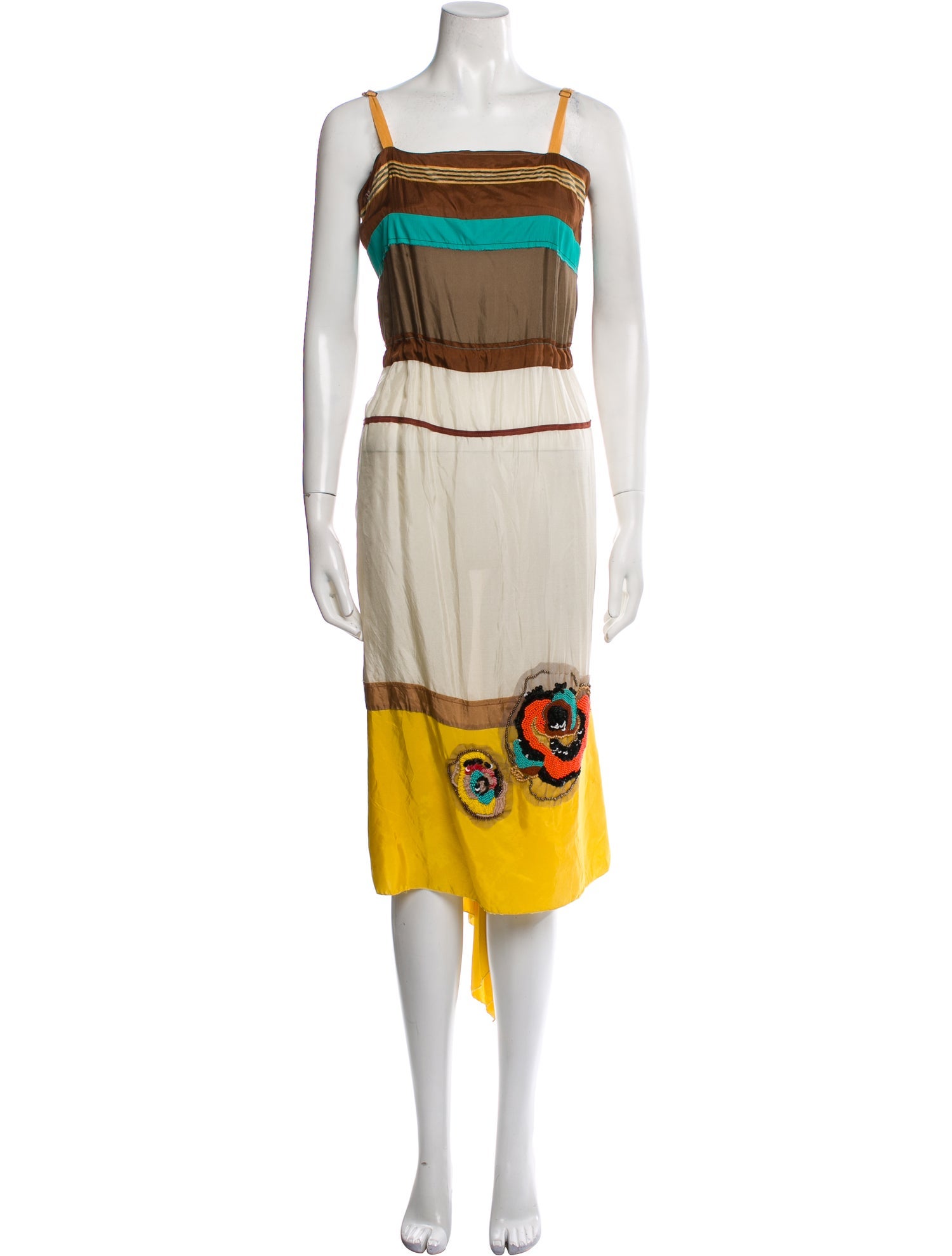 Rozae Nichols Printed Midi Length Dress