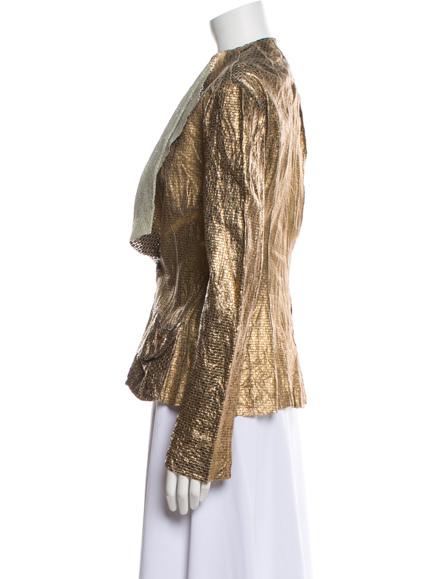 Rozae Nichols Leather Evening Jacket