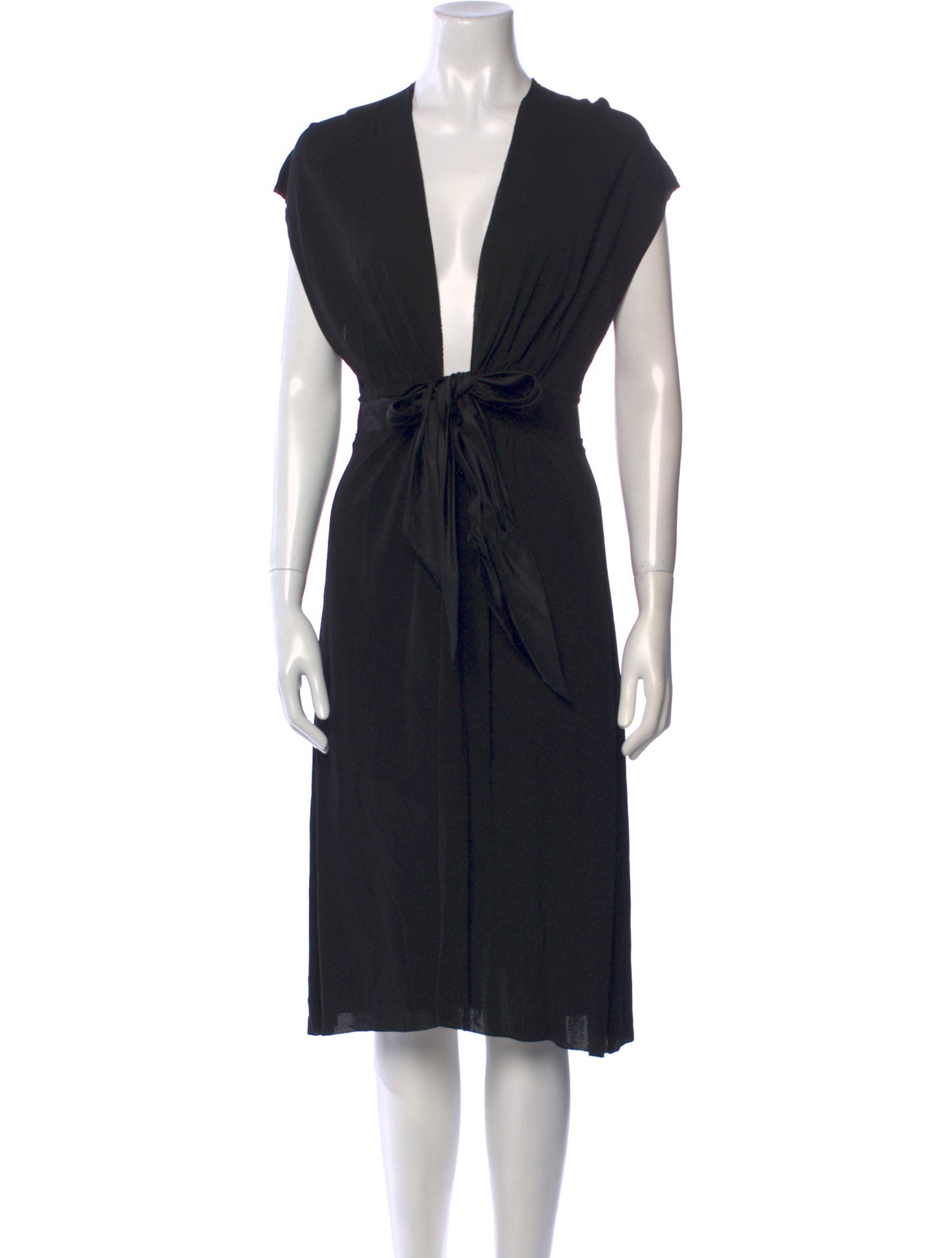 Rozae Nichols V-Neck Knee-Length Dress