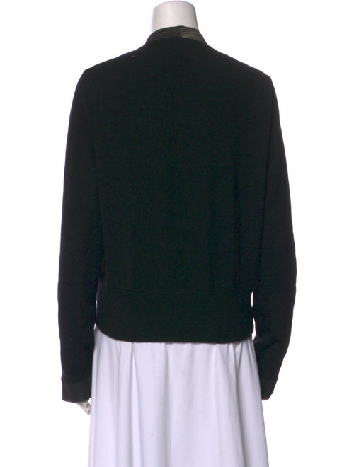 Rozae Nichols Wool Open Front Sweater