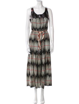 Rozae Nichols Printed Long Dress