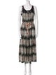 Rozae Nichols Printed Long Dress