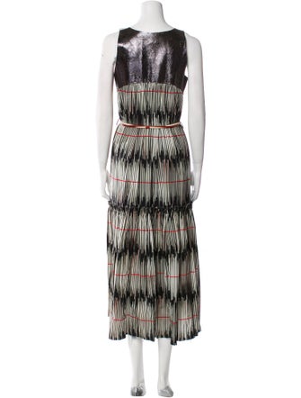 Rozae Nichols Printed Long Dress