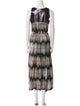 Rozae Nichols Printed Long Dress