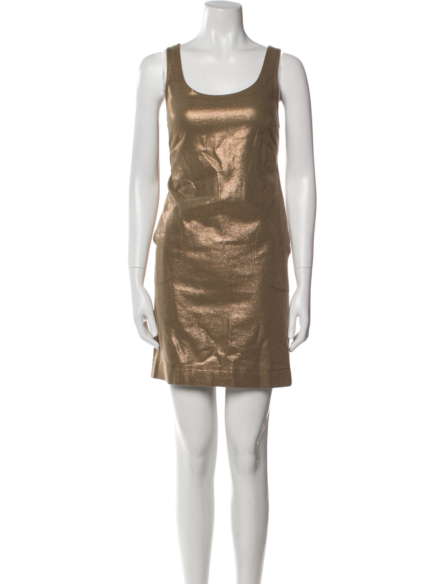 Rozae Nichols Scoop Neck Mini Dress