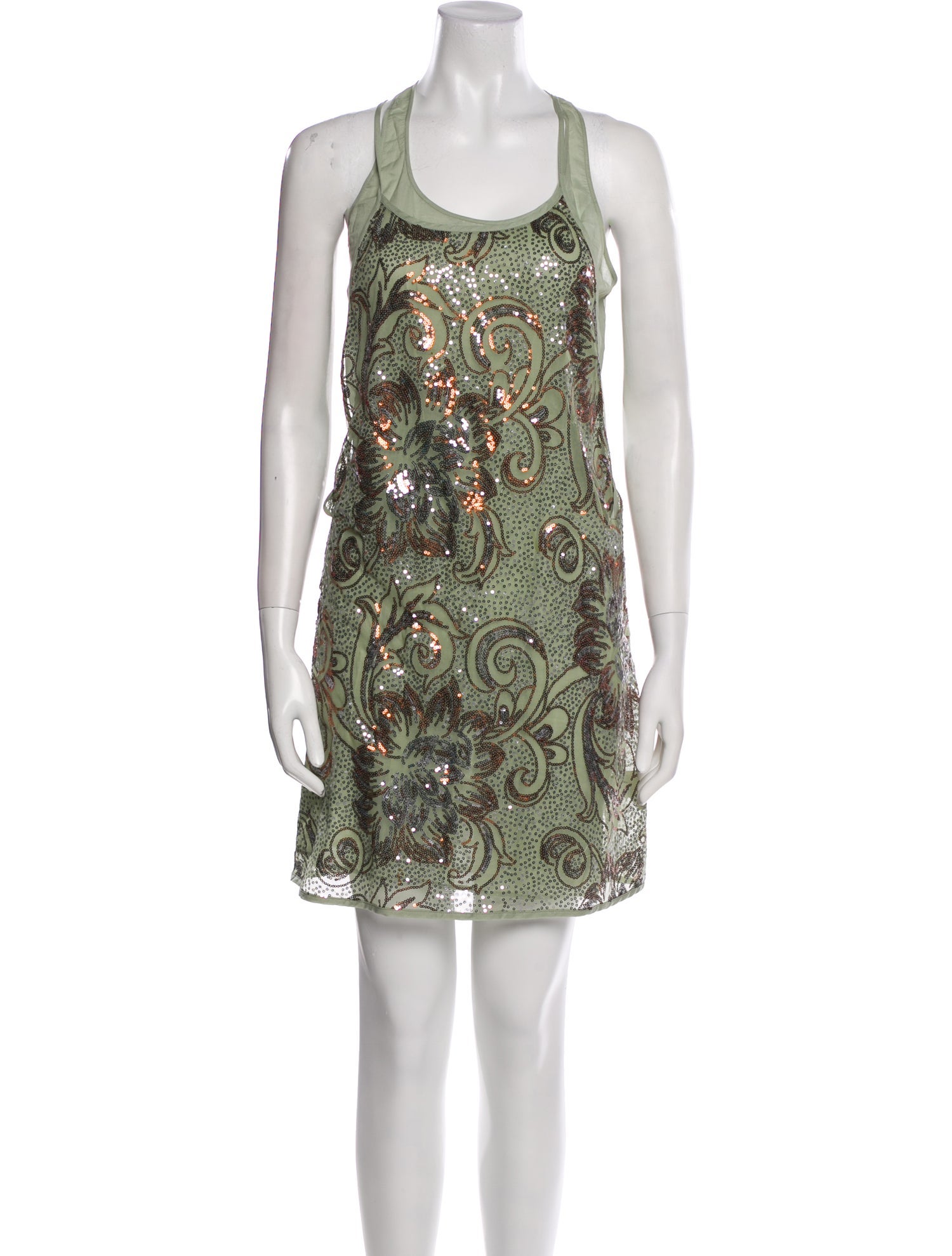 Rozae Nichols Paisley Print Mini Dress