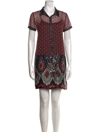 Rozae Nichols Silk Mini Dress