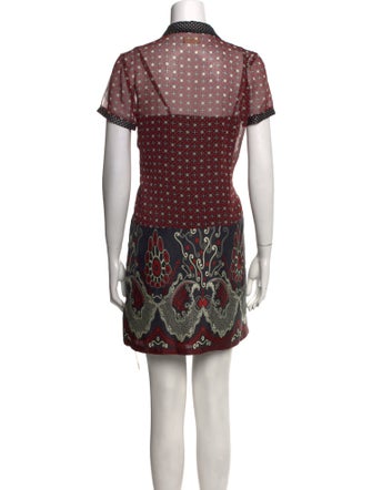 Rozae Nichols Silk Mini Dress