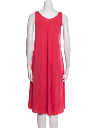 Rozae Nichols Cowl Neck Midi Length Dress