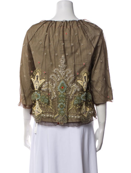 Rozae Nichols Floral Print Evening Jacket