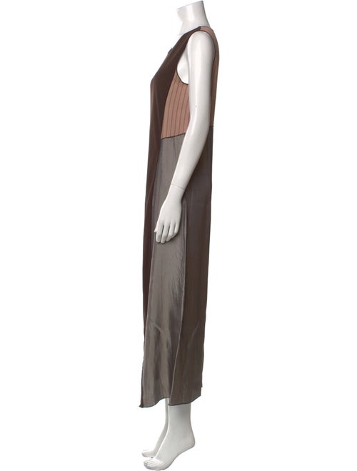 Rozae Nichols Scoop Neck Long Dress