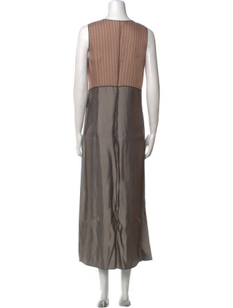 Rozae Nichols Scoop Neck Long Dress
