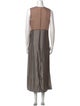 Rozae Nichols Scoop Neck Long Dress