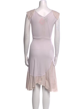 Rozae Nichols V-Neck Midi Length Dress