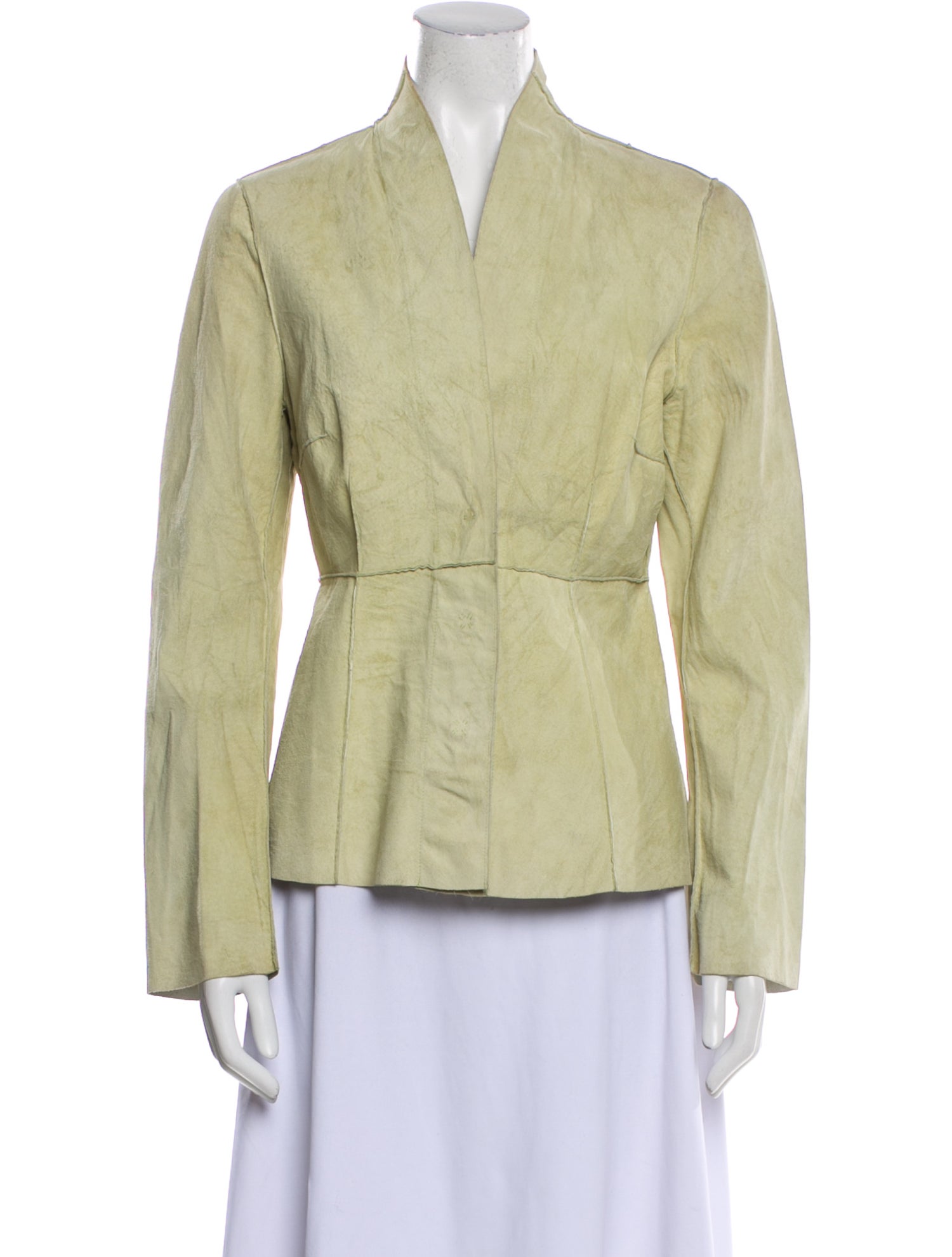 Rozae Nichols Leather Blazer