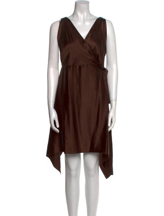 Rozae Nichols Silk Midi Length Dress