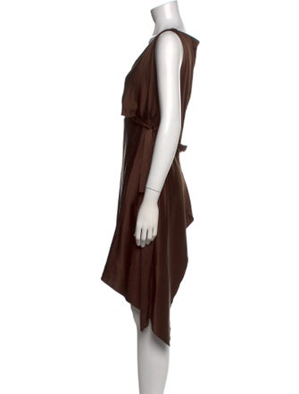 Rozae Nichols Silk Midi Length Dress