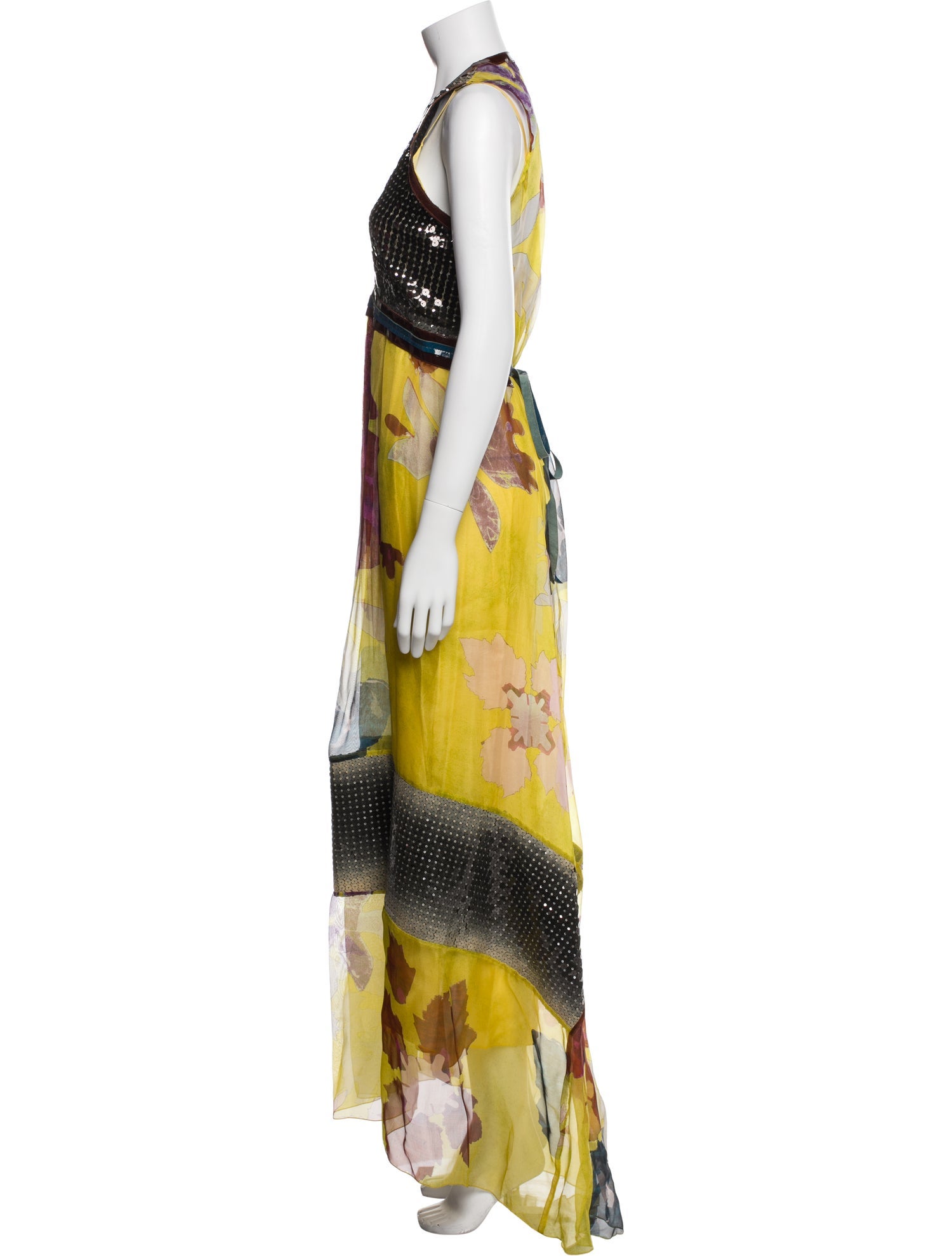 Rozae Nichols Silk Long Dress