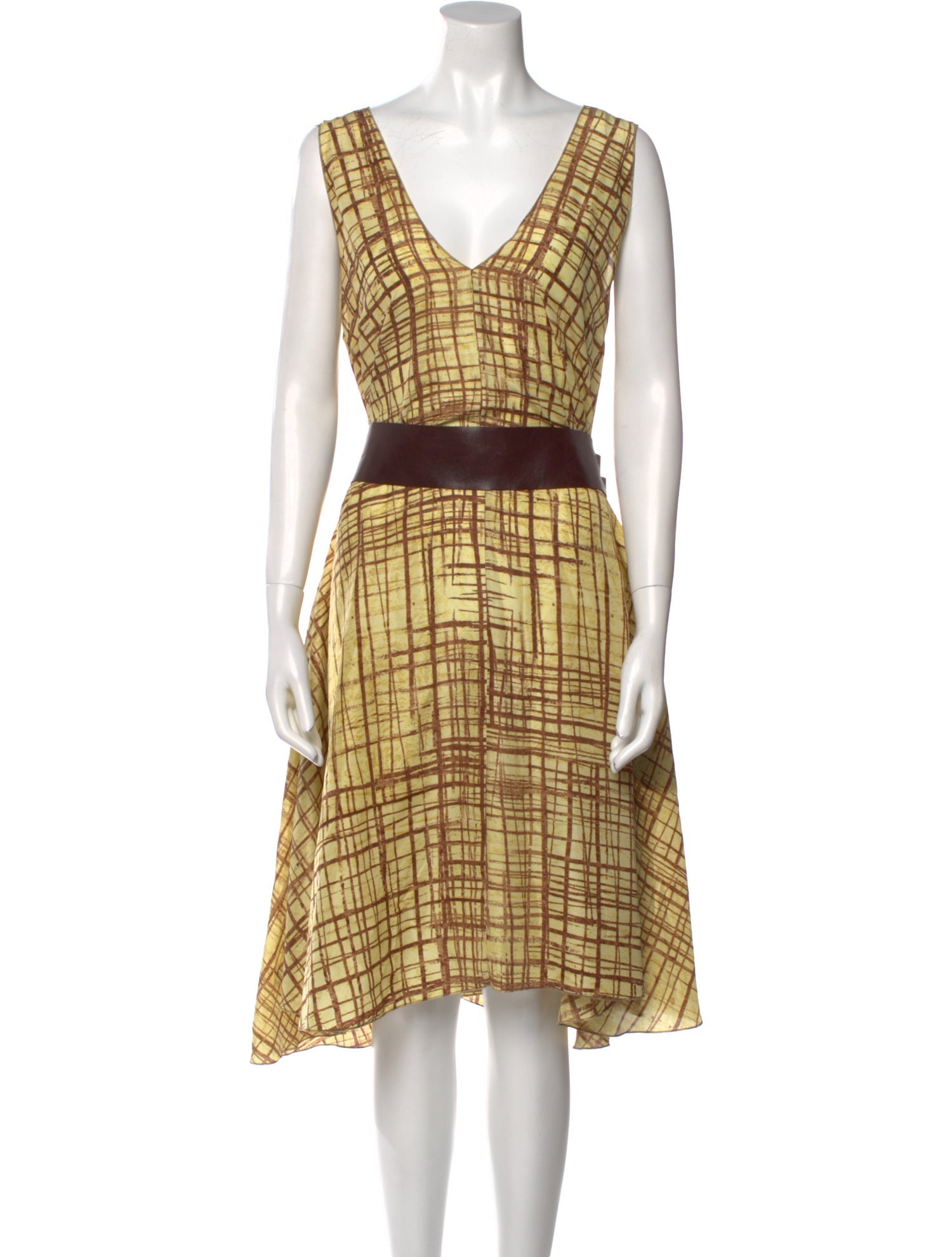 Rozae Nichols Silk Midi Length Dress