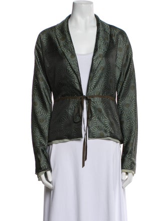 Rozae Nichols Tweed Pattern Evening Jacket