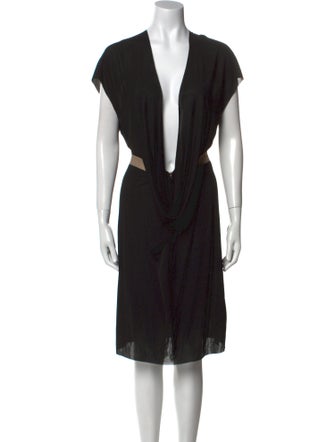 Rozae Nichols V-Neck Knee-Length Dress