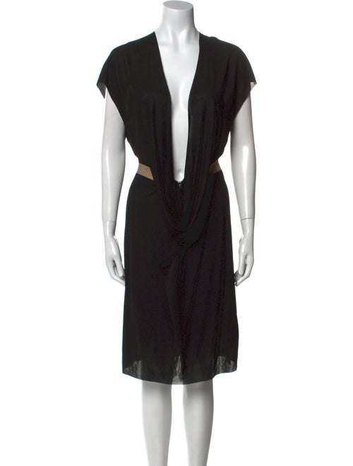 Rozae Nichols V-Neck Knee-Length Dress