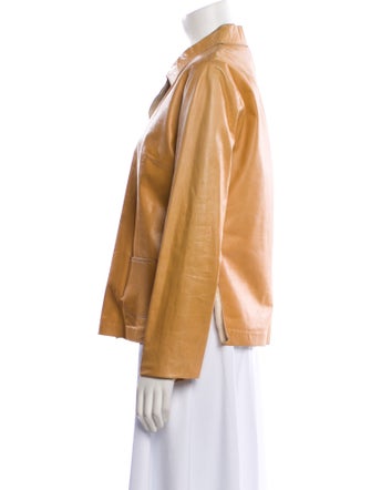 Rozae Nichols Leather Blazer