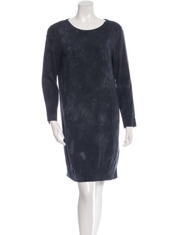 Raquel Allegra Long Sleeve Shift Dress